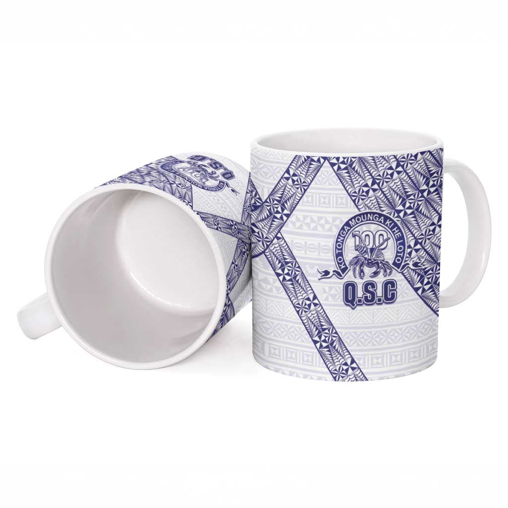 Tonga Queen Salote College Ceramic Mug 100 Years Anniversary White Color LT05 - Polynesian Pride