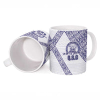 Tonga Queen Salote College Ceramic Mug 100 Years Anniversary White Color LT05 - Polynesian Pride
