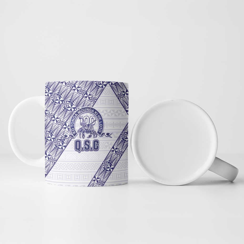 Tonga Queen Salote College Ceramic Mug 100 Years Anniversary White Color LT05 - Polynesian Pride