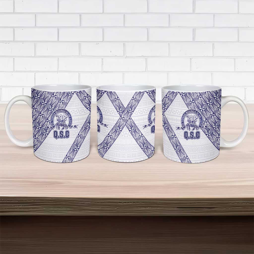 Tonga Queen Salote College Ceramic Mug 100 Years Anniversary White Color LT05 - Polynesian Pride