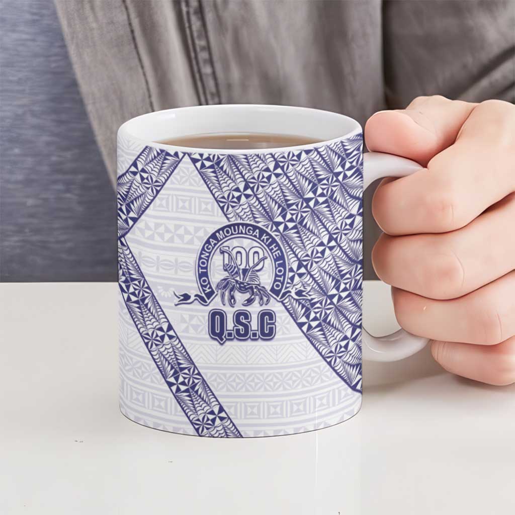 Tonga Queen Salote College Ceramic Mug 100 Years Anniversary White Color LT05 - Polynesian Pride