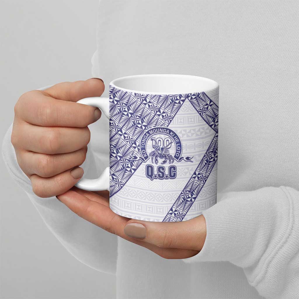 Tonga Queen Salote College Ceramic Mug 100 Years Anniversary White Color LT05 - Polynesian Pride