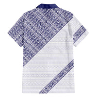 Tonga Queen Salote College Family Matching Tank Maxi Dress and Hawaiian Shirt 100 Years Anniversary White Color