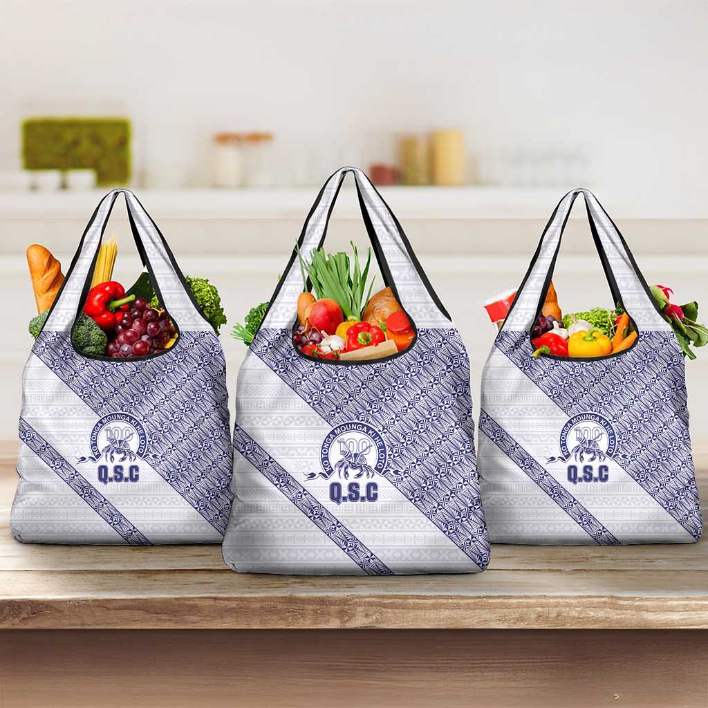 Tonga Queen Salote College Grocery Bag 100 Years Anniversary White Color LT05 3-pack One Size White - Polynesian Pride
