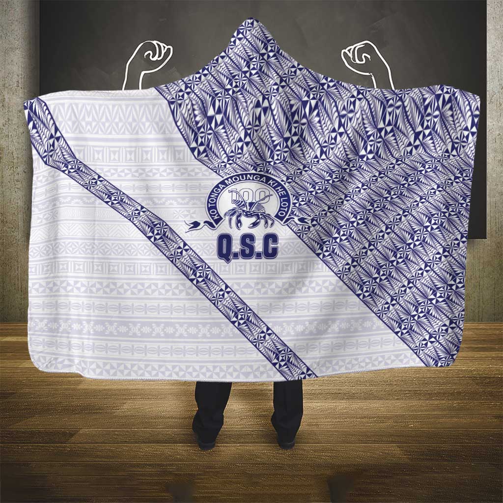 Tonga Queen Salote College Hooded Blanket 100 Years Anniversary White Color LT05 - Polynesian Pride