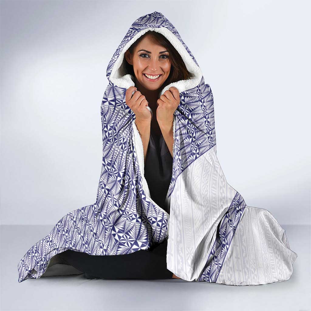 Tonga Queen Salote College Hooded Blanket 100 Years Anniversary White Color LT05 - Polynesian Pride
