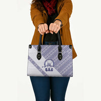 Tonga Queen Salote College Leather Bag 100 Years Anniversary White Color LT05 - Polynesian Pride
