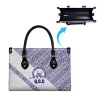 Tonga Queen Salote College Leather Bag 100 Years Anniversary White Color LT05 - Polynesian Pride