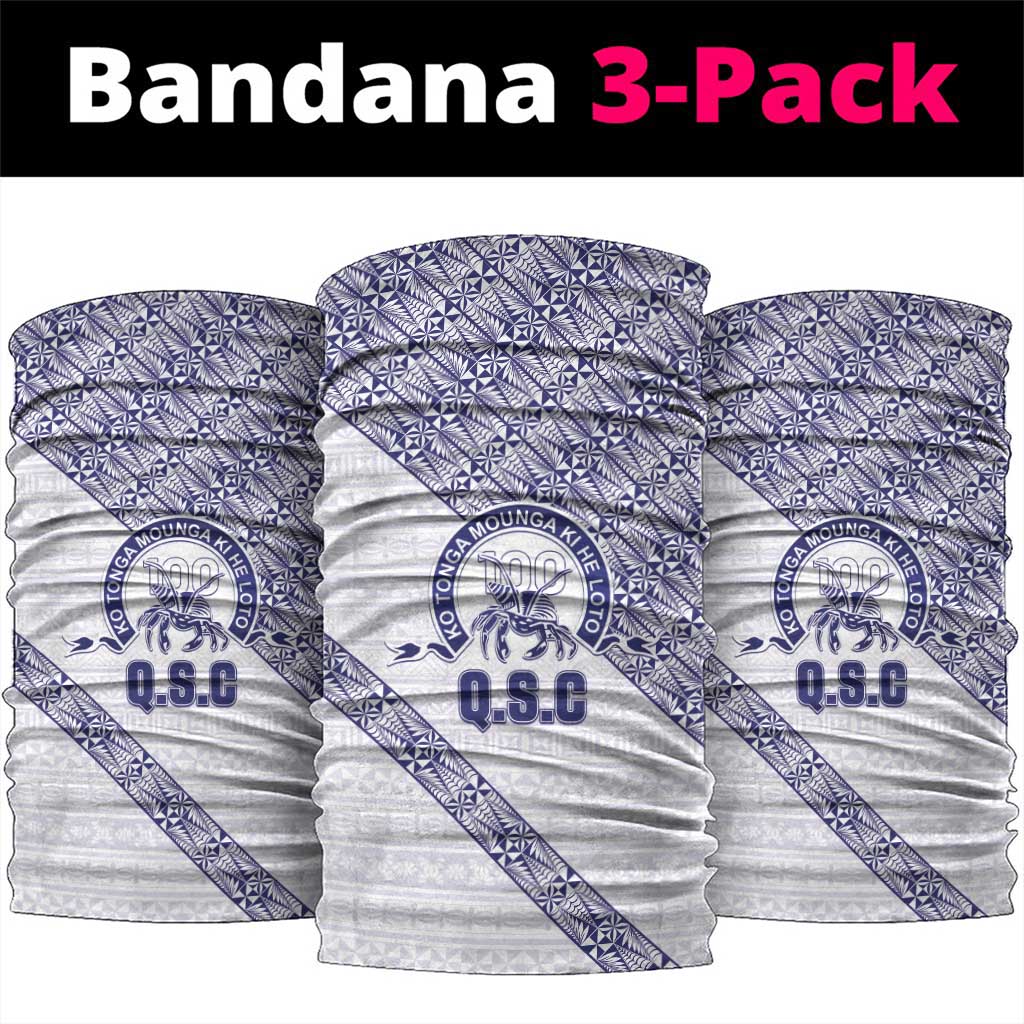 Tonga Queen Salote College Neck Gaiter 100 Years Anniversary White Color LT05 package One Size: 25*50cm White - Polynesian Pride