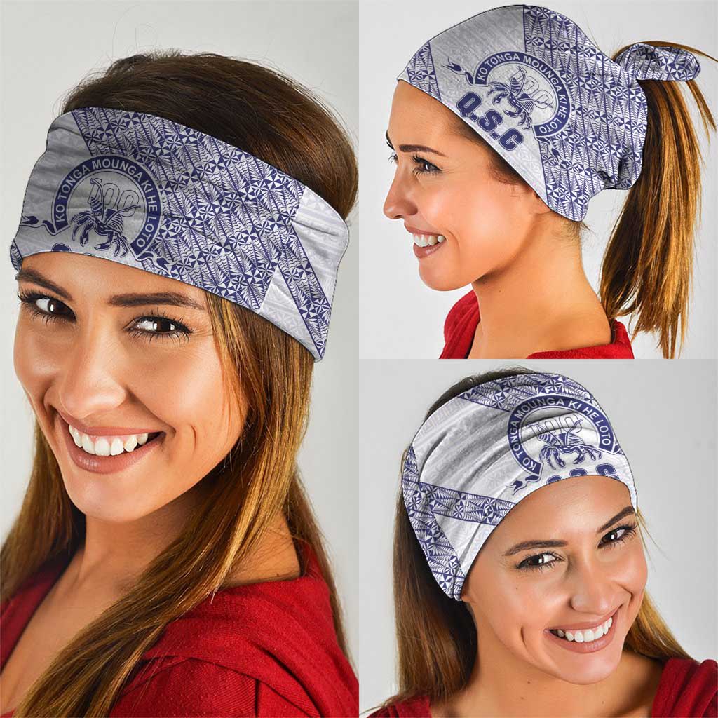 Tonga Queen Salote College Neck Gaiter 100 Years Anniversary White Color LT05 - Polynesian Pride