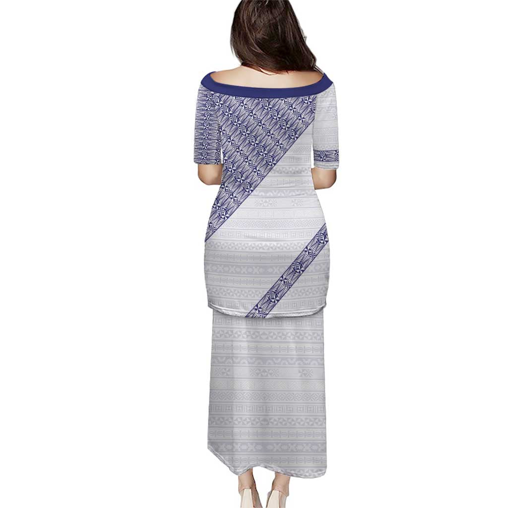 Tonga Queen Salote College Puletasi 100 Years Anniversary White Color LT05 - Polynesian Pride