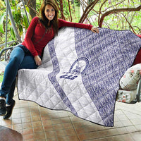 Tonga Queen Salote College Quilt 100 Years Anniversary White Color