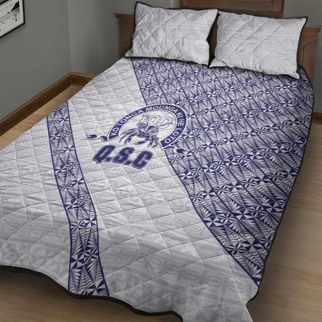 Tonga Queen Salote College Quilt Bed Set 100 Years Anniversary White Color LT05 - Polynesian Pride