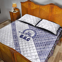 Tonga Queen Salote College Quilt Bed Set 100 Years Anniversary White Color LT05 - Polynesian Pride