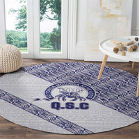 Tonga Queen Salote College Round Carpet 100 Years Anniversary White Color LT05 - Polynesian Pride