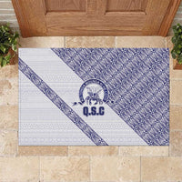 Tonga Queen Salote College Rubber Doormat 100 Years Anniversary White Color LT05 White - Polynesian Pride