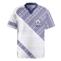 Tonga Queen Salote College Rugby Jersey 100 Years Anniversary White Color LT05 White - Polynesian Pride