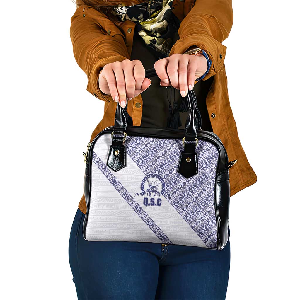 Tonga Queen Salote College Shoulder Handbag 100 Years Anniversary White Color LT05 One Size White - Polynesian Pride