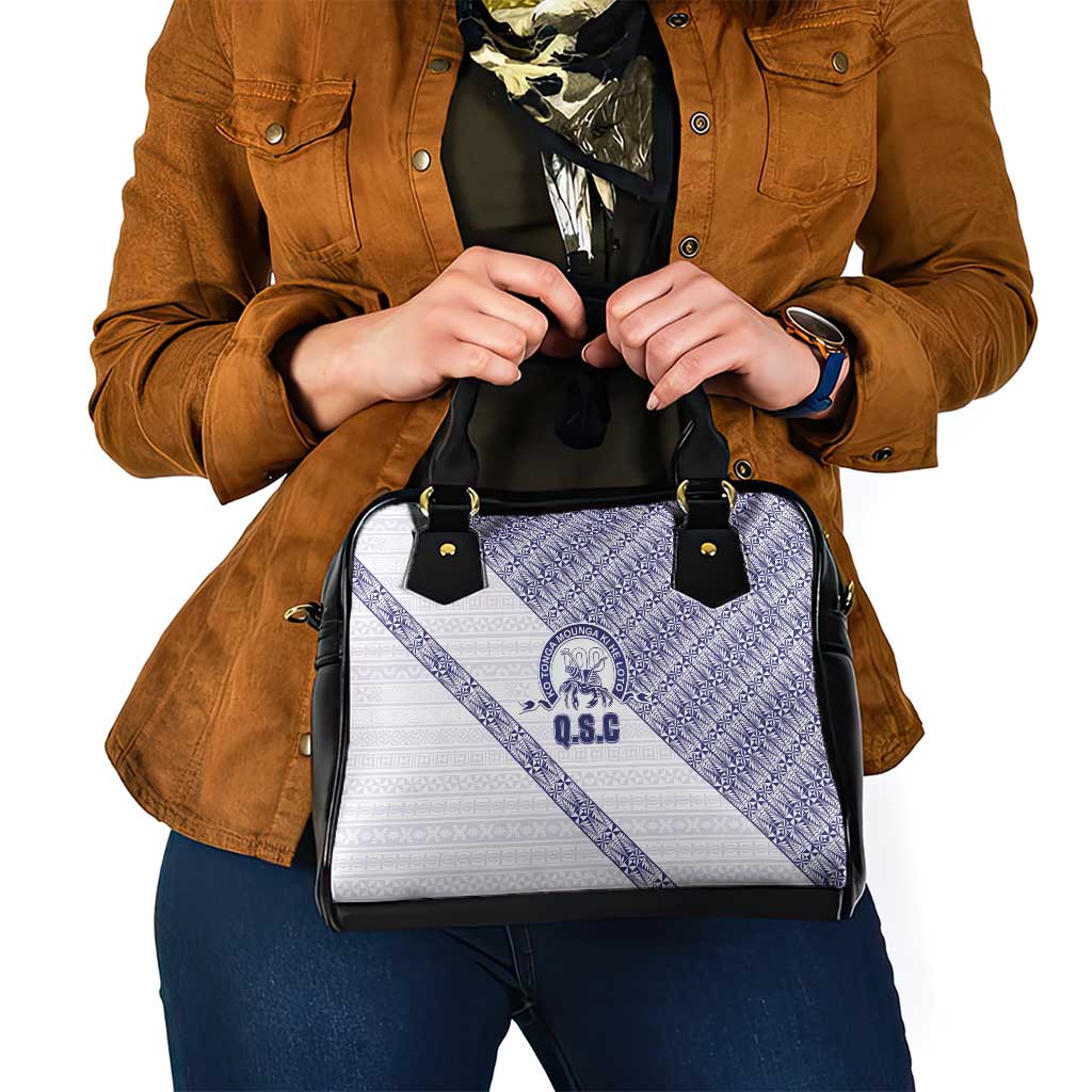 Tonga Queen Salote College Shoulder Handbag 100 Years Anniversary White Color LT05 - Polynesian Pride