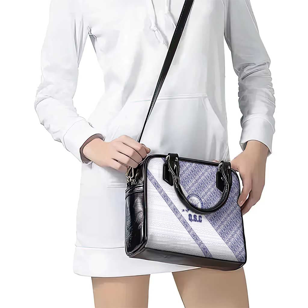 Tonga Queen Salote College Shoulder Handbag 100 Years Anniversary White Color LT05 - Polynesian Pride