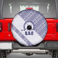 Tonga Queen Salote College Spare Tire Cover 100 Years Anniversary White Color LT05 - Polynesian Pride