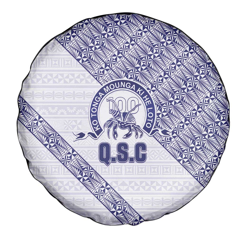 Tonga Queen Salote College Spare Tire Cover 100 Years Anniversary White Color LT05 - Polynesian Pride