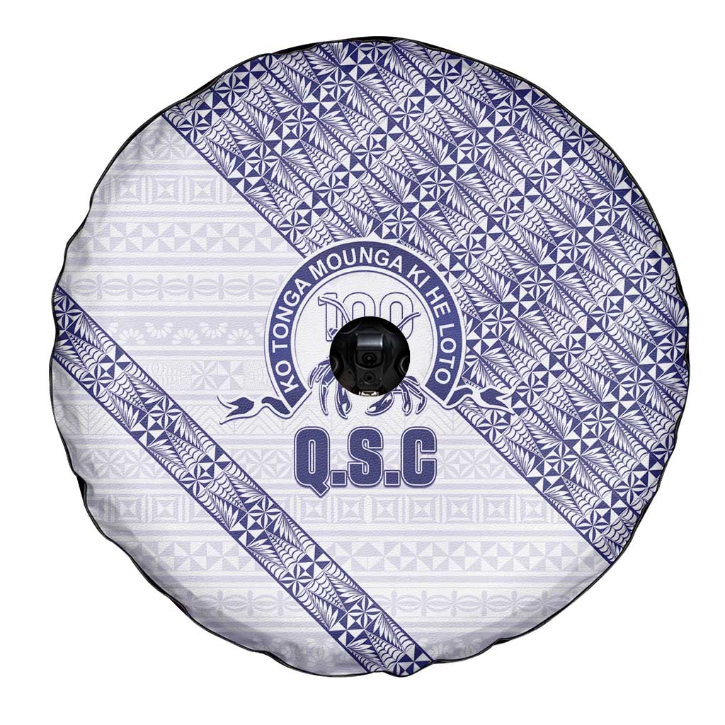 Tonga Queen Salote College Spare Tire Cover 100 Years Anniversary White Color LT05 - Polynesian Pride