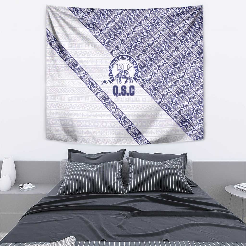 Tonga Queen Salote College Tapestry 100 Years Anniversary White Color LT05 - Polynesian Pride