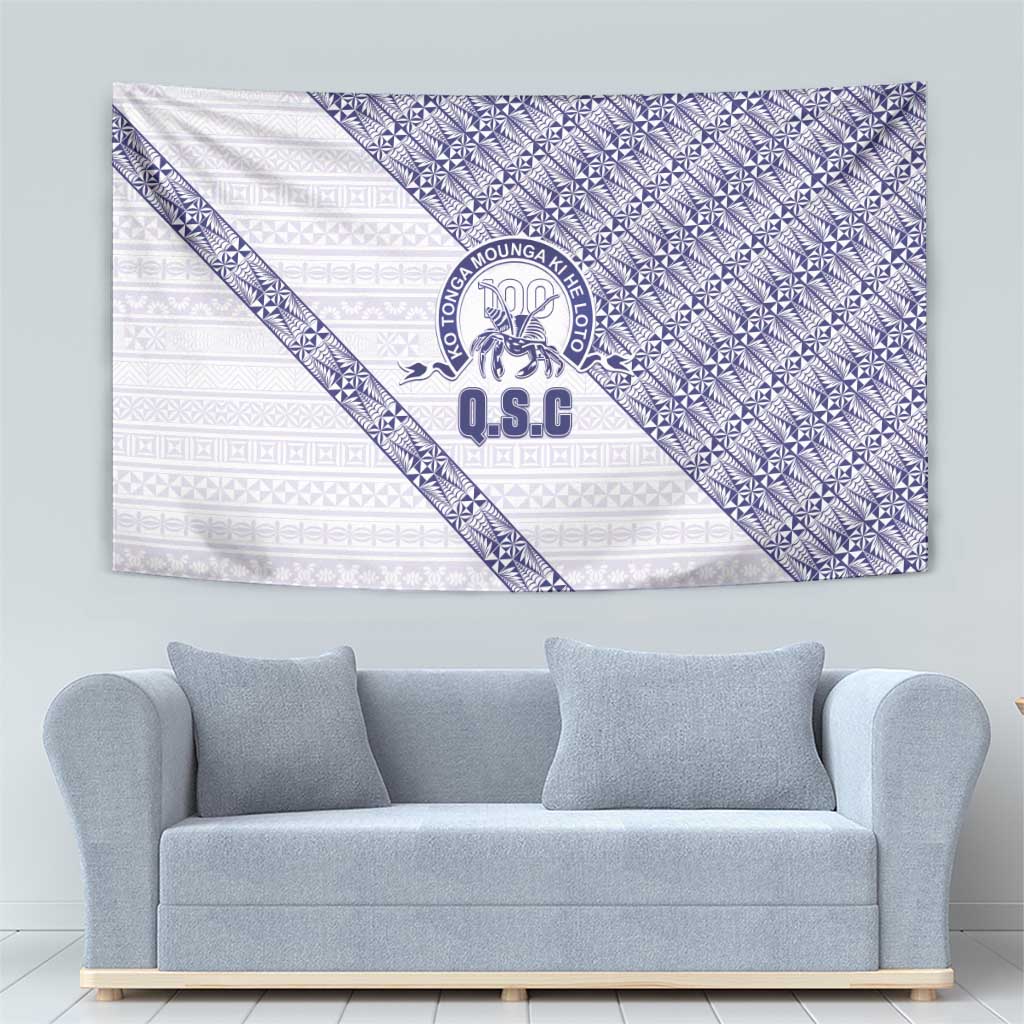 Tonga Queen Salote College Tapestry 100 Years Anniversary White Color LT05 - Polynesian Pride