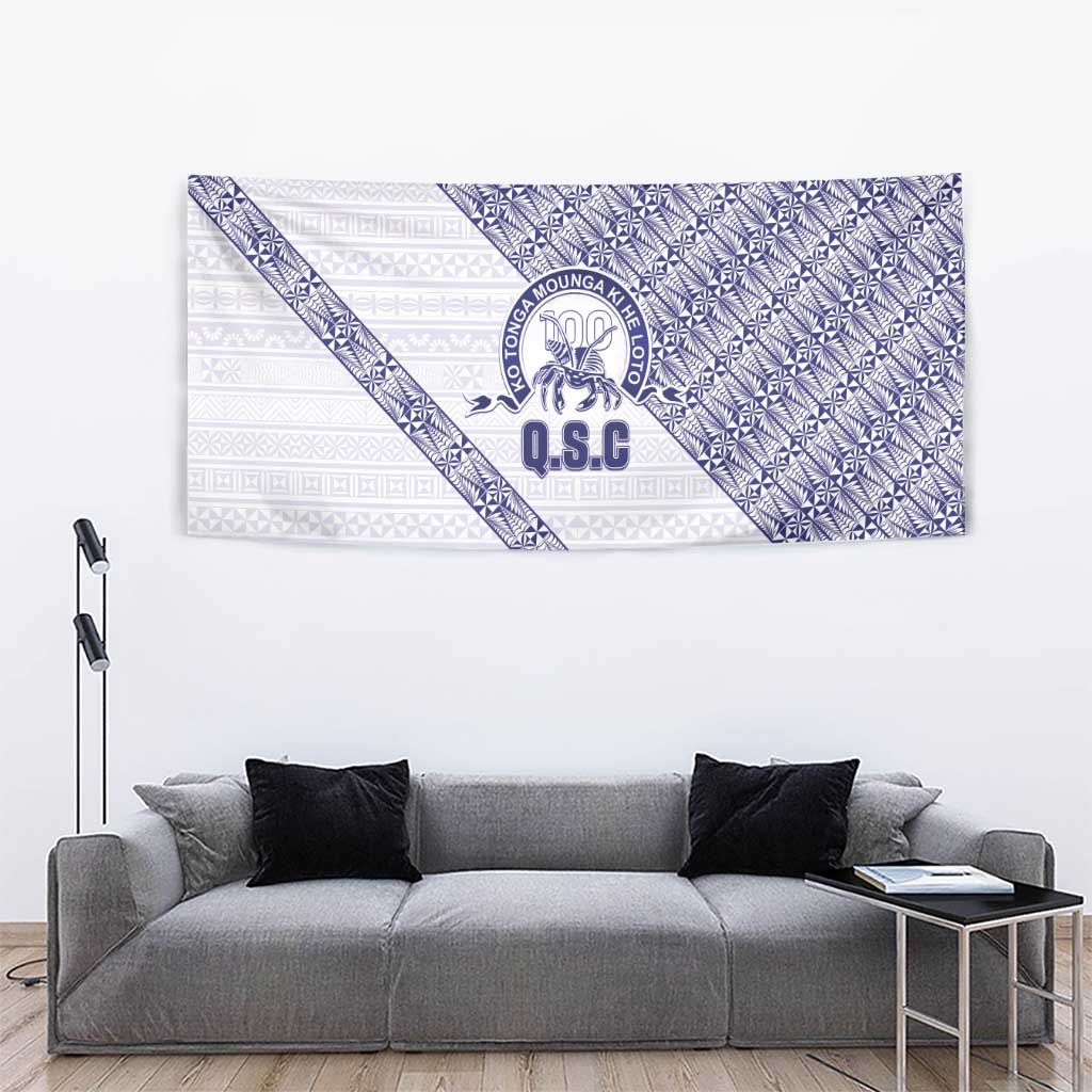 Tonga Queen Salote College Tapestry 100 Years Anniversary White Color LT05 - Polynesian Pride