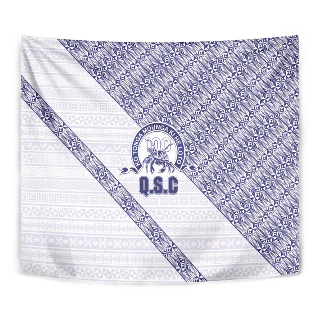 Tonga Queen Salote College Tapestry 100 Years Anniversary White Color LT05 - Polynesian Pride