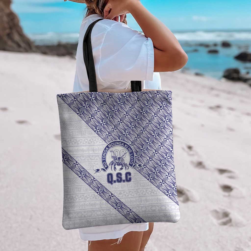 Tonga Queen Salote College Tote Bag 100 Years Anniversary White Color
