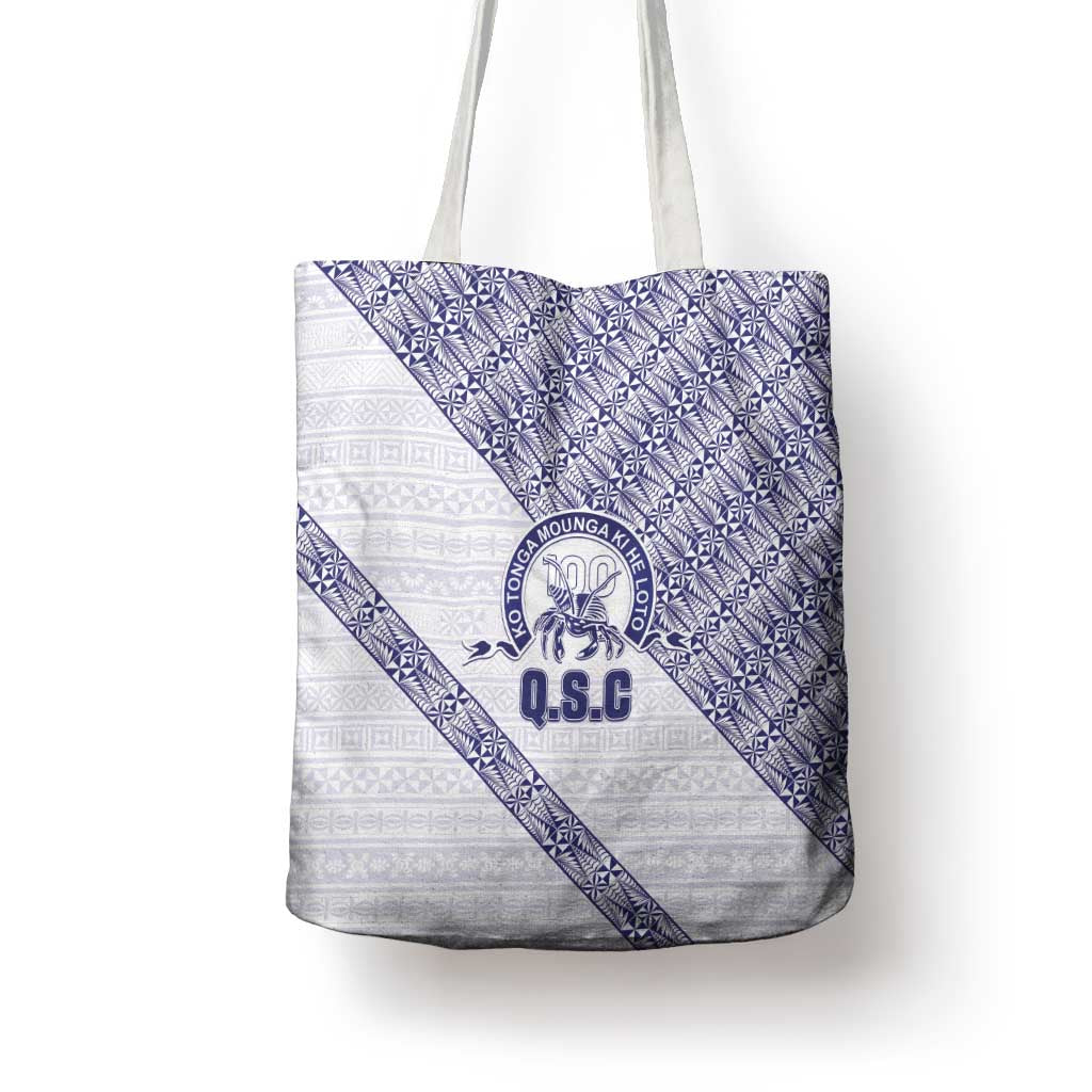 Tonga Queen Salote College Tote Bag 100 Years Anniversary White Color