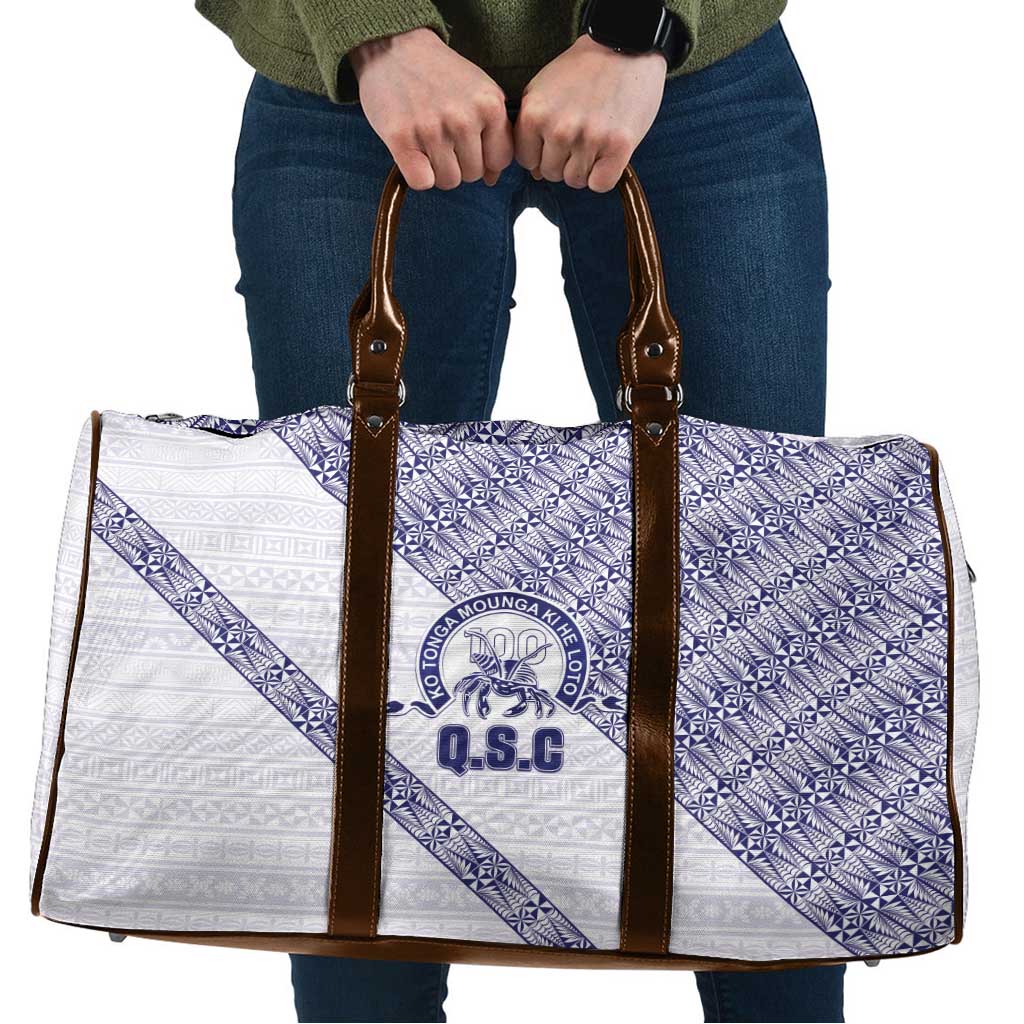 Tonga Queen Salote College Travel Bag 100 Years Anniversary White Color