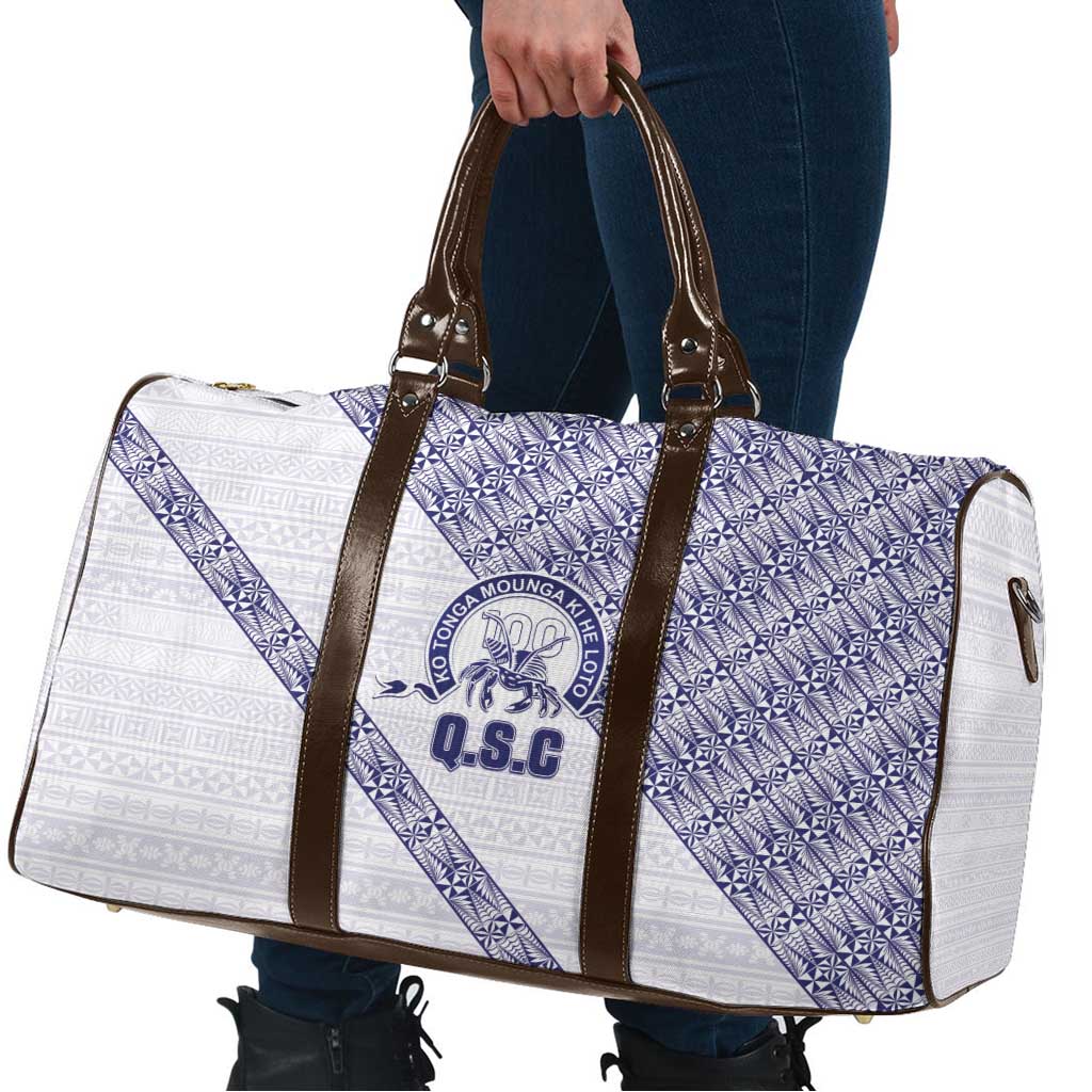 Tonga Queen Salote College Travel Bag 100 Years Anniversary White Color