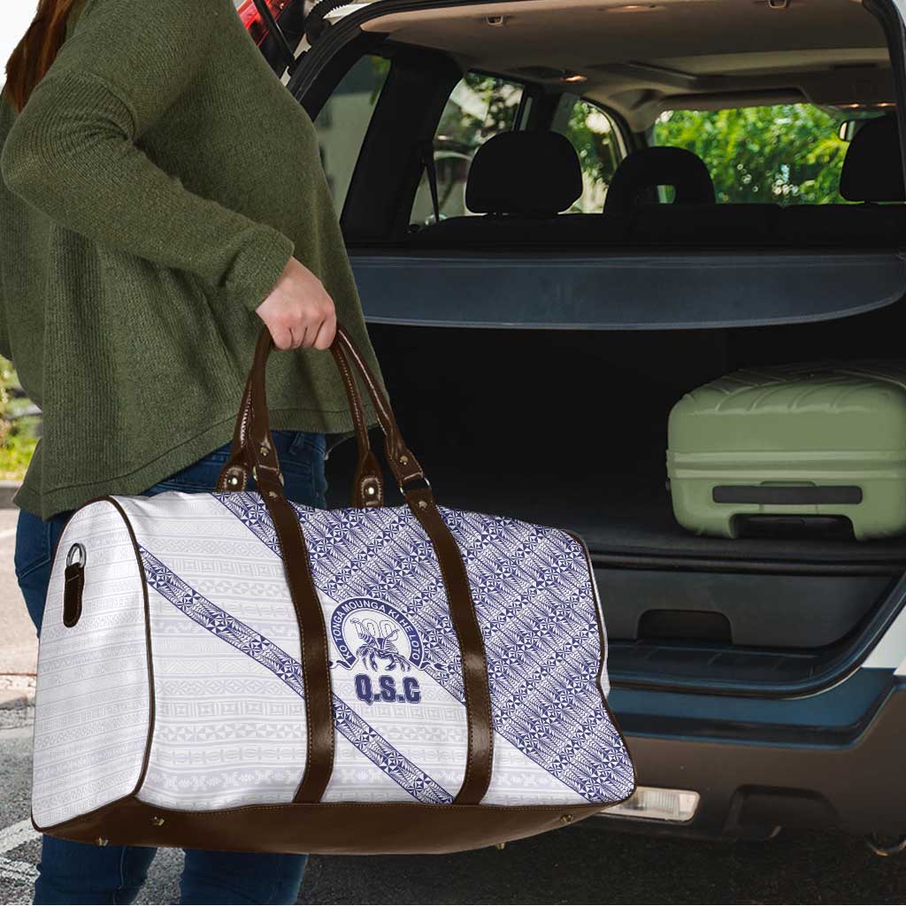Tonga Queen Salote College Travel Bag 100 Years Anniversary White Color