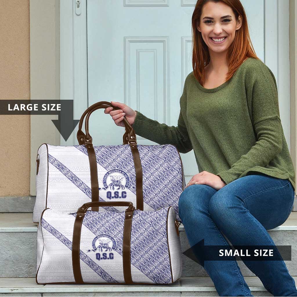 Tonga Queen Salote College Travel Bag 100 Years Anniversary White Color