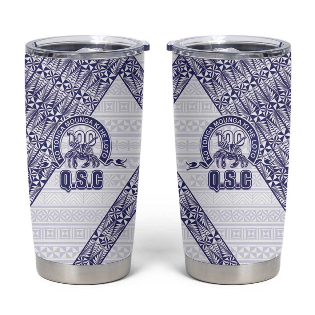 Tonga Queen Salote College Tumbler Cup 100 Years Anniversary White Color LT05 White - Polynesian Pride