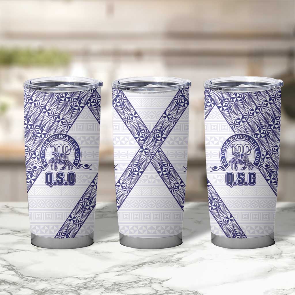 Tonga Queen Salote College Tumbler Cup 100 Years Anniversary White Color LT05 - Polynesian Pride