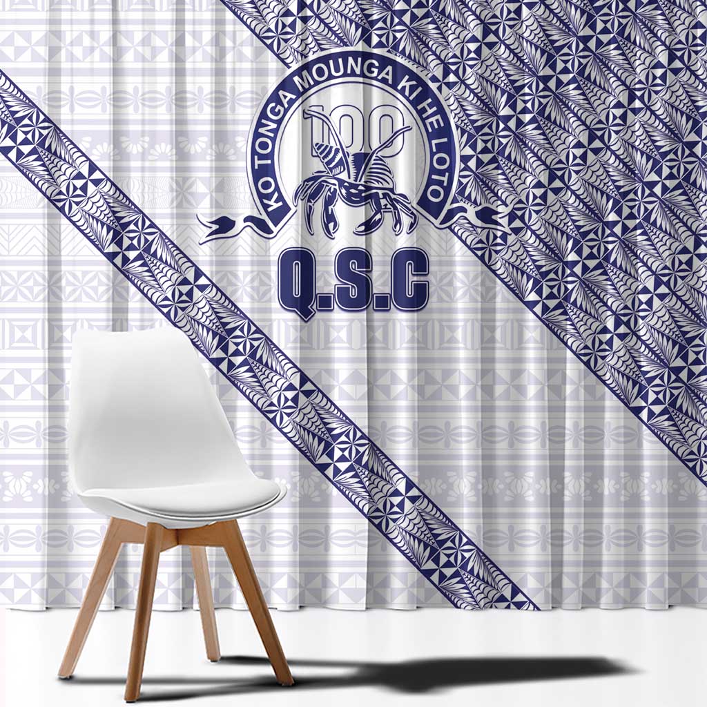 Tonga Queen Salote College Window Curtain 100 Years Anniversary White Color LT05 - Polynesian Pride