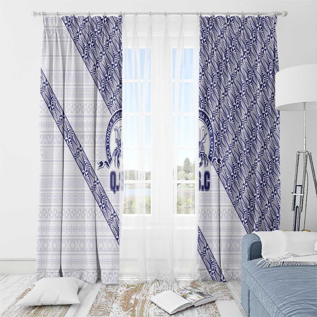 Tonga Queen Salote College Window Curtain 100 Years Anniversary White Color LT05 - Polynesian Pride