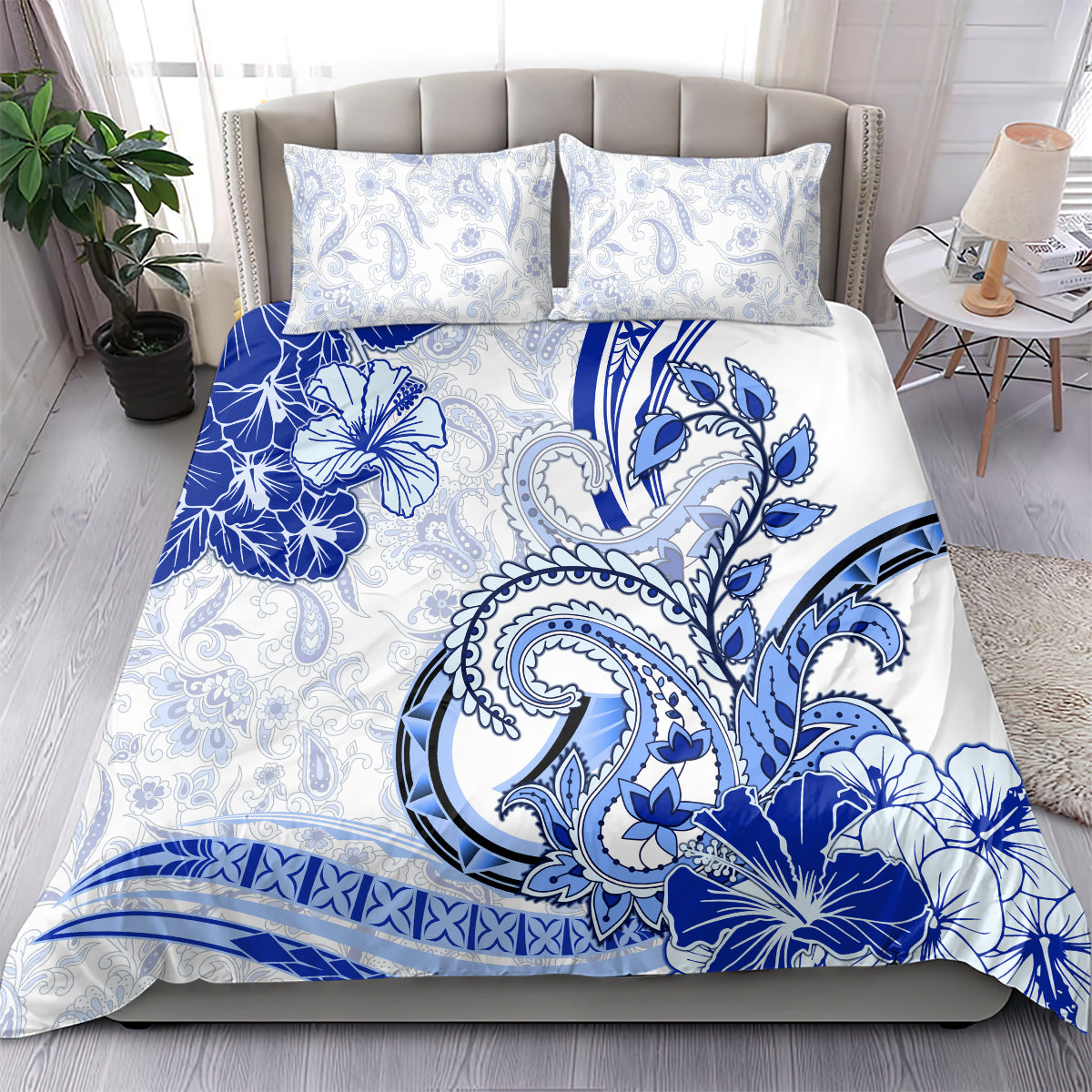Polynesia Paisley Bedding Set Mix Navy Polynesian Pattern LT05 - Polynesian Pride