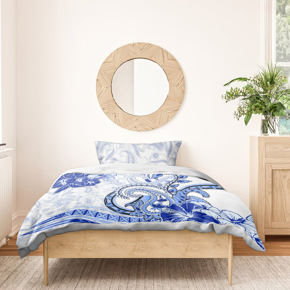Polynesia Paisley Bedding Set Mix Navy Polynesian Pattern LT05 - Polynesian Pride