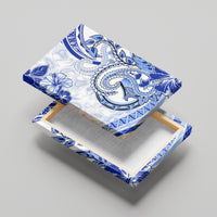 Polynesia Paisley Canvas Wall Art Mix Navy Polynesian Pattern LT05 - Polynesian Pride