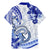 Polynesia Paisley Family Matching Mermaid Dress and Hawaiian Shirt Mix Navy Polynesian Pattern LT05 - Polynesian Pride