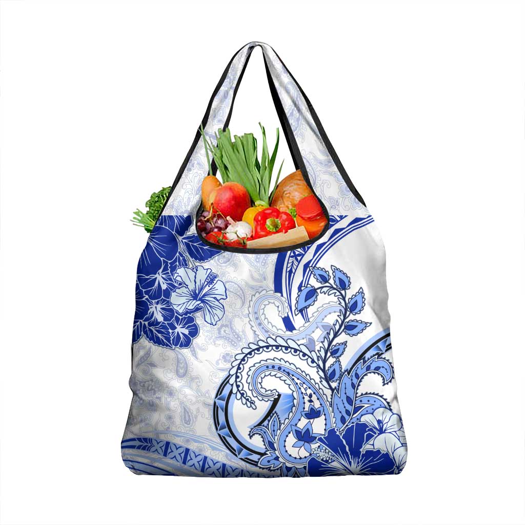 Polynesia Paisley Grocery Bag Mix Navy Polynesian Pattern LT05 1-pack One Size Navy - Polynesian Pride