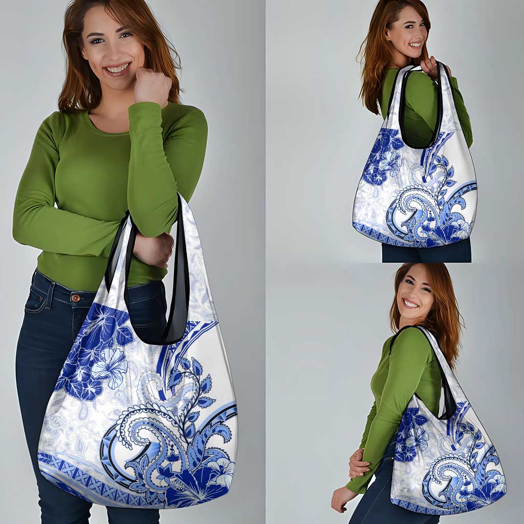 Polynesia Paisley Grocery Bag Mix Navy Polynesian Pattern LT05 - Polynesian Pride