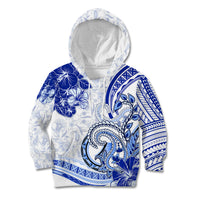 Polynesia Paisley Kid Hoodie Mix Navy Polynesian Pattern LT05 Hoodie Navy - Polynesian Pride
