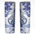 Polynesia Paisley Skinny Tumbler Mix Navy Polynesian Pattern