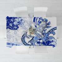 Polynesia Paisley Tablecloth Mix Navy Polynesian Pattern LT05 Navy - Polynesian Pride